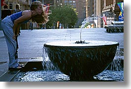 australia, blowing, fountains, horizontal, jills, people, structures, sydney, water, womens, photograph
