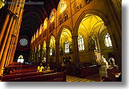 australia, buildings, churches, horizontal, pews, religious, st marys cathedral, structures, sydney, photograph