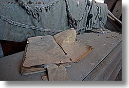 antiques, bodie, books, california, coffin, ghost town, horizontal, morgue, west coast, western usa, photograph