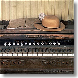 antiques, bodie, california, ghost town, music, organ, square format, west coast, western usa, photograph