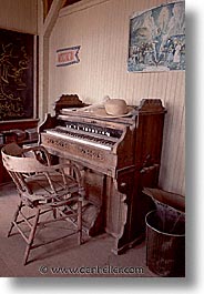antiques, bodie, california, ghost town, keys, music, piano, vertical, west coast, western usa, photograph