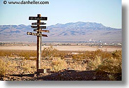 calico, california, directional, horizontal, signs, west coast, western usa, photograph