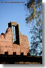 calico, california, old, vertical, west coast, western usa, windows, photograph