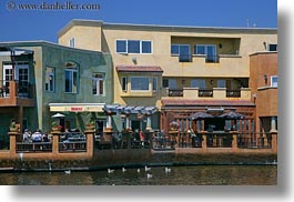 california, capitola, horizontal, restaurants, water, west coast, western usa, photograph
