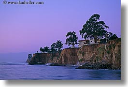 california, capitola, cliffs, coastline, dawn, horizontal, ocean, west coast, western usa, photograph