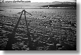 black and white, california, death valley, horizontal, national parks, shadows, west coast, western usa, photograph