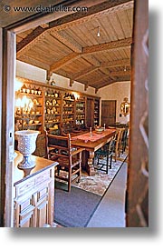 california, death valley, dining room, interiors, national parks, scotty's castle, scottys castle, vertical, west coast, western usa, photograph