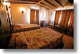 california, death valley, guests, horizontal, interiors, national parks, rooms, scotty's castle, scottys castle, west coast, western usa, photograph