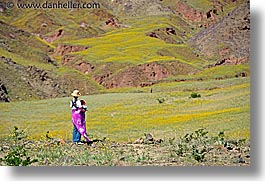 california, death valley, horizontal, jack and jill, landscapes, national parks, people, west coast, western usa, wildflowers, womens, photograph