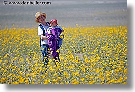 boys, california, childrens, death valley, horizontal, jack and jill, mothers, national parks, people, west coast, western usa, wildflowers, womens, photograph