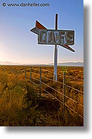 cafes, california, highways, signs, vertical, west coast, western usa, photograph