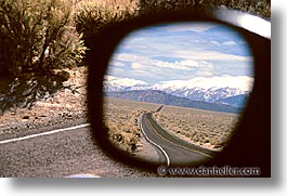 california, highways, horizontal, reflect, roads, west coast, western usa, photograph