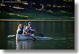 california, canoes, childrens, families, girls, horizontal, kings canyon, lakes, mothers, people, west coast, western usa, womens, photograph