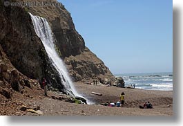 beaches, california, horizontal, marin, marin county, north bay, northern california, palomarin trail, waterfalls, west coast, western usa, photograph