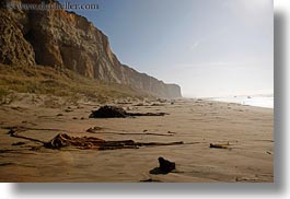 beaches, california, cliffs, haze, horizontal, marin, marin county, north bay, northern california, sand, west coast, western usa, photograph