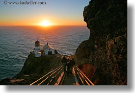 california, downview, horizontal, lighthouses, marin, marin county, nature, north bay, northern california, perspective, sky, sun, sunsets, west coast, western usa, photograph