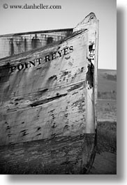 black and white, boats, california, marin, marin county, north bay, northern california, point, reyes, vertical, west coast, western usa, photograph