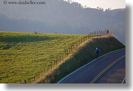 bicycles, california, hills, hilly, horizontal, marin, marin county, nature, north bay, northern california, olema, roads, scenics, west coast, western usa, photograph