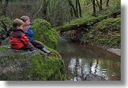boys, california, childrens, colors, forests, green, horizontal, kyle, lush, marin, marin county, nature, north bay, northern california, people, phoenix lake park, plants, ross, russel, scenics, trees, west coast, western usa, photograph