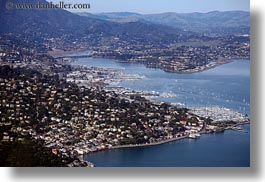 aerials, california, horizontal, marin, marin county, north bay, northern california, sausalito, west coast, western usa, photograph
