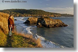 california, coastline, horizontal, jills, mendocino, ocean, people, viewing, west coast, western usa, womens, photograph