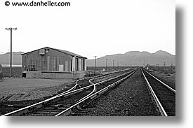california, horizontal, nipton, stations, trains, west coast, western usa, photograph