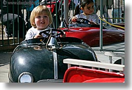 amusement park ride, boys, california, cars, childrens, happy, horizontal, jacks, oakland zoo, rides, toddlers, west coast, western usa, photograph