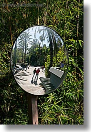 california, mirrors, reflections, round, san diego, vertical, west coast, western usa, zoo, photograph
