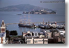alcatraz, california, horizontal, marina, san francisco, west coast, western usa, photograph