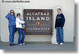 alcatraz, california, families, horizontal, san francisco, west coast, western usa, photograph