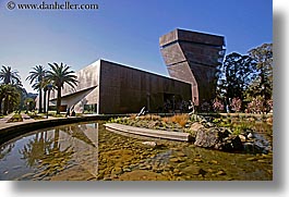 buildings, california, de young, de young museum, golden gate park, horizontal, museums, san francisco, west coast, western usa, photograph