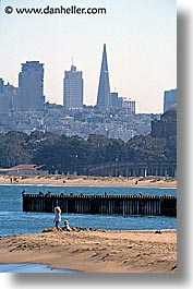 beaches, california, cityscapes, pyramids, san francisco, vertical, west coast, western usa, photograph