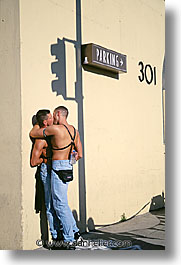 california, couples, folsom fair, homosexual, men, san francisco, vertical, west coast, western usa, photograph