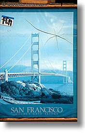 abstracts, bridge, california, golden gate, golden gate bridge, national landmarks, posters, san francisco, vertical, west coast, western usa, photograph
