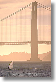 bridge, california, golden gate, golden gate bridge, national landmarks, sails, san francisco, vertical, west coast, western usa, photograph
