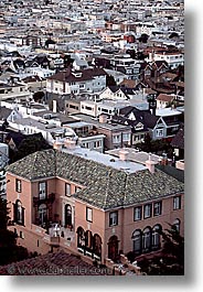 california, heights, homes, pac, san francisco, vertical, west coast, western usa, photograph