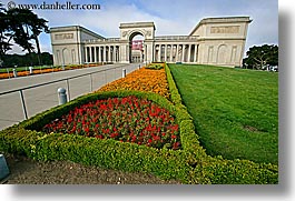 california, flowers, gardens, horizontal, legion of honor, museums, san francisco, west coast, western usa, photograph
