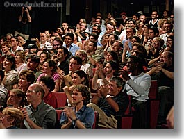 audience, california, full, horizontal, people, san francisco, west coast, western usa, photograph