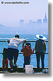 california, families, familyfishing, fishing, fog, people, piers, san francisco, vertical, west coast, western usa, photograph