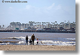 beaches, california, families, horizontal, nature, ocean, santa barbara, water, waves, west coast, western usa, photograph