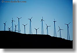 california, horizontal, sierras, west coast, western usa, windmills, photograph