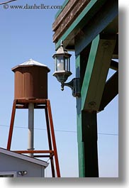 bodega bay, california, lamp posts, sonoma, towers, vertical, water, west coast, western usa, photograph