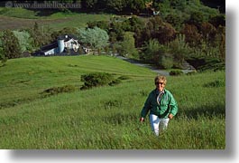 california, green, hiking, hills, horizontal, marlyn, people, sonoma, west coast, western usa, photograph