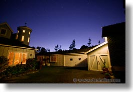 california, horizontal, houses, long exposure, nite, northern california, sonoma, sonoma old, sonoma valley, west coast, western usa, wine country, photograph