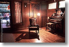 california, chairs, horizontal, organ, west coast, western usa, winchester house, photograph
