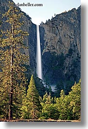 bridalveil, bridalveil falls, california, falls, long exposure, motion blur, nature, vertical, water, waterfalls, west coast, western usa, yosemite, photograph