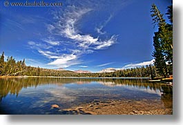california, clouds, dogs, horizontal, lakes, nature, scenics, sky, water, west coast, western usa, yosemite, photograph