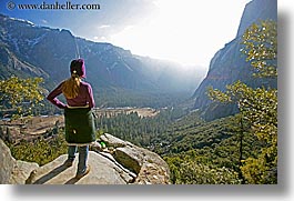 california, clothes, hats, horizontal, jills, nature, people, valley, valley view, viewing, west coast, western usa, womens, yosemite, photograph