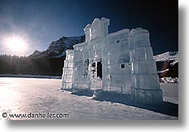 alberta, arches, canada, canadian rockies, horizontal, ice, lake louise, mountains, photograph