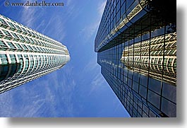 buildings, canada, horizontal, reflections, vancouver, photograph